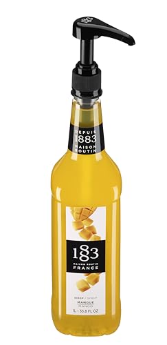 Image of 1883 Syrup Pump for 1 Liter Plastic Bottles - Coffee Syrup Dispenser Pump, Precise Portion Control for 1883 Coffee Flavoring Syrups (Pack of 2)