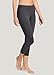 Jockey Women's Activewear Cotton Stretch Capri Legging, Charcoal Grey Heather, M