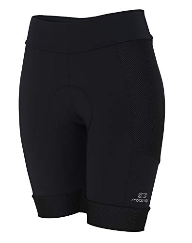 Márcio May Sports Bermuda De Ciclismo Feminina Elite Carbon, Gg, Preto