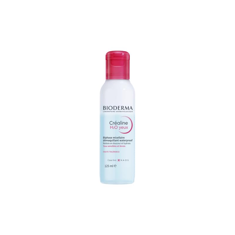 BiodermaCréaline H2O Sensitive Ojos y Labios Micelar Bifásica Lote de 2 x 125 ml
