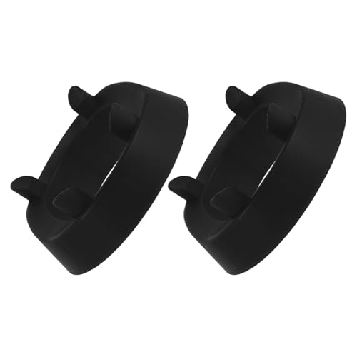 VALICLUD 2 Pièces Support de Coup de Pied de Rugby Noir Structure à Quatre Coins, Design Stable en PP et Rangement Intégré pour Bowling et Football en Intérieur