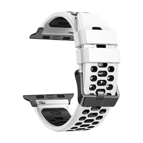 Correa de caucho de fluor para entrenar y vestir con Apple Watch Ultra 2 y Series 8 7
