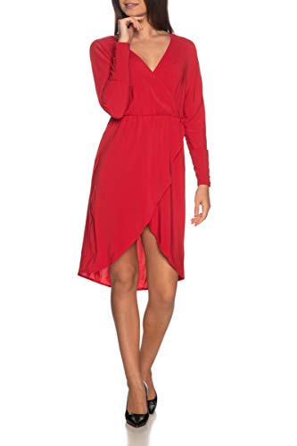 Vila Kurzes Kleid für Damen, Rot, Rot 30