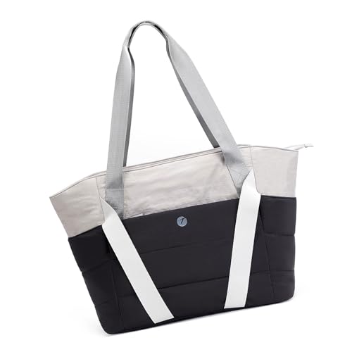 Sac d'entraînement physique de grande capacité avec tissu matelassé noir