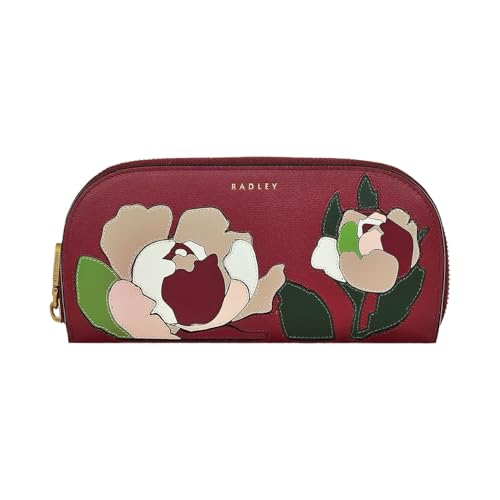 RADLEY London Liverpool Street Icon Abstract Floral Large Bifold Wallet (Cranberry)