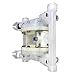 Air Operated Diaphragm Pump, 16.4 Inch Industrial Plastics Pneumatic Tool, 1/4'' NPT Inlet Outlet Transfer Pump, Polypropylene Engineering Equipment for Chemical Waste Oil