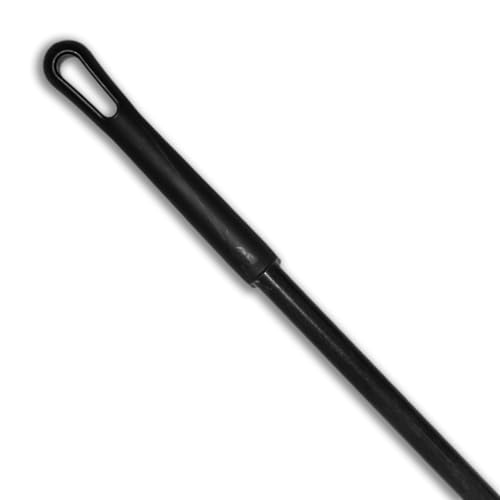 SPARTA Fiberglass Broomstick Replacement Broom Handle with Acme Threaded Tip for Industrial Cleaning Tools, Fiberglass, 60 Inches, Black