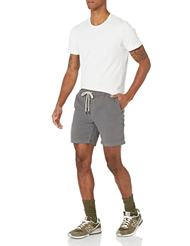 Amazon Essentials Men's Slim-Fit 7" Pull-On Comfort Stretch Canvas Short (Previously Goodthreads), Grey, 3X-Large #TOP3