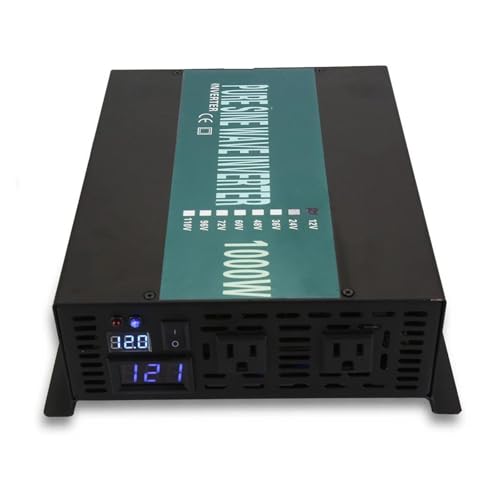 Convertidor Corriente Convertidor Onda Sinusoidal Pura 1000W Inversor SoIar 24V Y 220V Fuente Alimentación Inversor Banco Panel Solar 12V/48V/110V De CC A CA De 120V/230/240V Convertidor(24V,240V_USA)