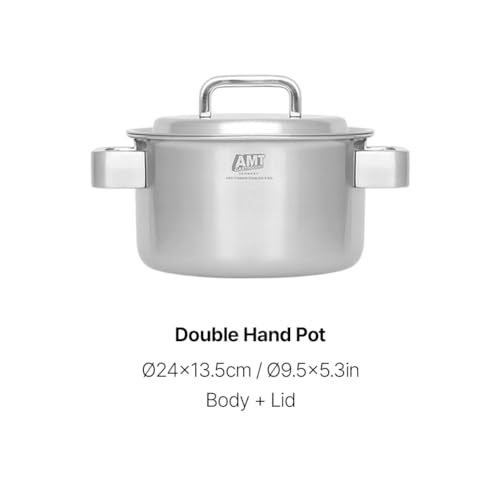 Dongwon Metal 316TI wok de acero inoxidable 11" con tapa y olla 9.5" miniatura 2