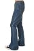 Mens Run & Fly 60s 70s Stonewash High Rise Bell Bottom Flares