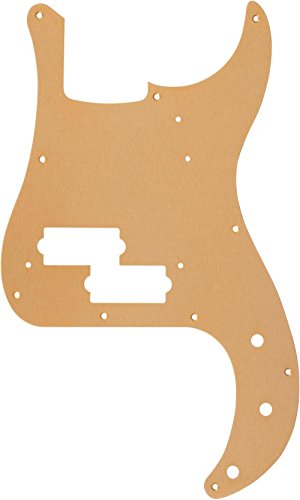 Fender 009 5634 049 Pure Vintage 10 Hole Mount 1 Ply Gold Anodized '58 Precision Bass Pickguard