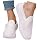 Women's Comfortable Slip On Trainers Mesh Lightweight Breathable Leisure Shoes Walking Shoes Hands-Free Sports Shoes Fitness Jogging Outdoor Gym White 38/EU