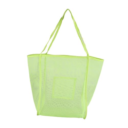 Mesh Beach Tote Chic Womens Shoulder Bags for Grocery Vacation Swimming Pools