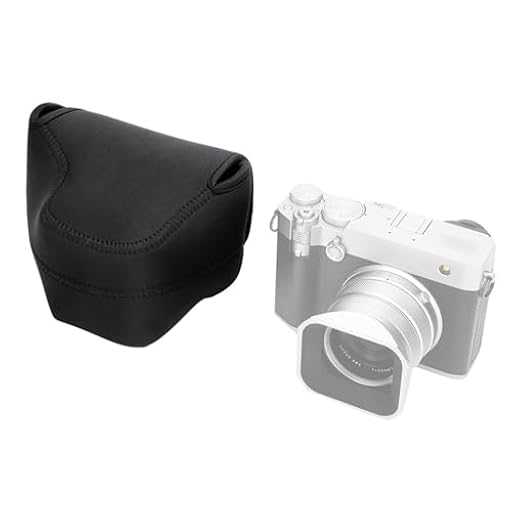 JJC Funda Ligera de Neopreno para cámara Compatible con Fujifilm X-E5, X100VI, X100V, X100F, X100V, X100T, X100S, X100 con Parasol Original, Bolsa Impermeable para cámara integrada | Ya disponible en tu tienda friki favorita! En mundofriki.es!