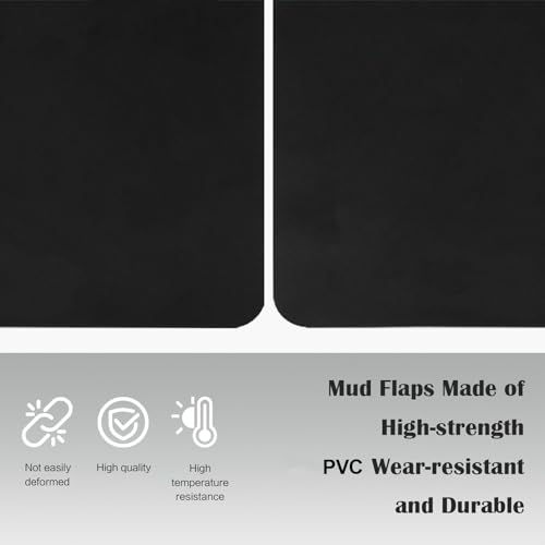 Image of 24 x 24Inch Mud Flaps for Semi Trucks PVC Polymer Tractor Trailer Heavy Duty Rubber Mudflaps Splash Guard, Sexy Beauty1, 2PCS