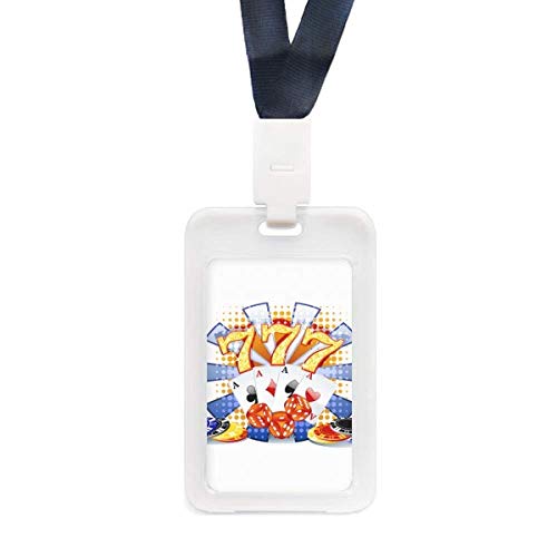 Pochette de protection jetons de poker transparente pour badge d'identité