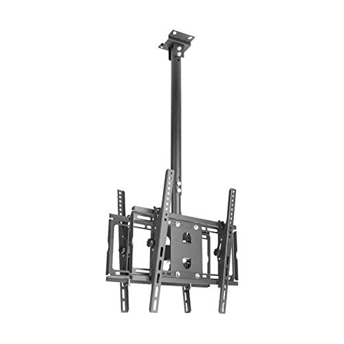Support TV de plafond double face pour éliminer les reflets et optimiser l'espace