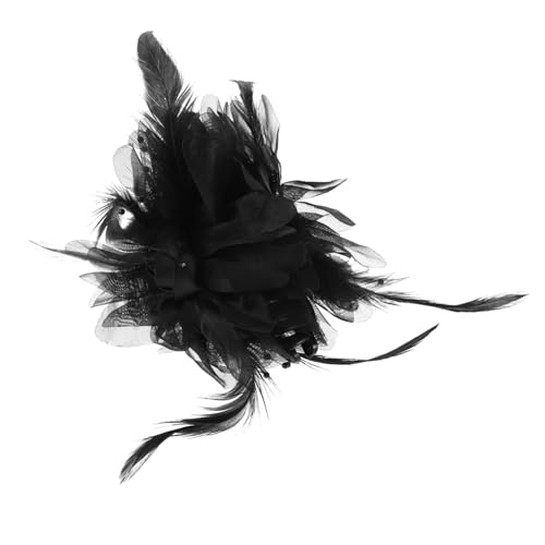 Beatifufu Clip de Pelo con Rosa y Diseño Elegante y Seguro Pinza para Moño Trasero Accesorio Versátil para Oficina Fiestas Bodas y Uso Diario