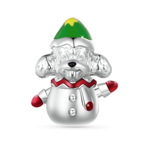 Image of GNOCE Pet Dog Bowl Bead Charm For Women, S925 Sterling Silver Bead Charm NecklaceBracelet for Her, Jewelry Gift
