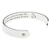Memorial Gifts for Miscarriage Mothers Bracelets - Grieving Mother Infant Loss Gift for Moms Cuff Bracelet - Loss of Baby Sympathy Presents