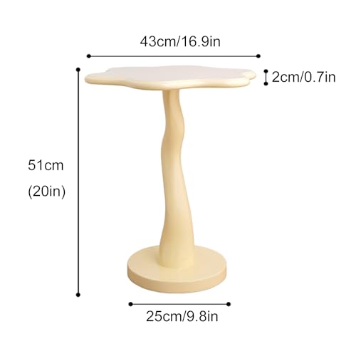 Petite table d'appoint noire compacte pour optimiser l'espace près du canapé