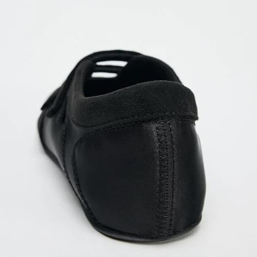 Casual Womens Elastic Strap Ballet Flats Slip On Round Toe Soft Ballerina Pumps3