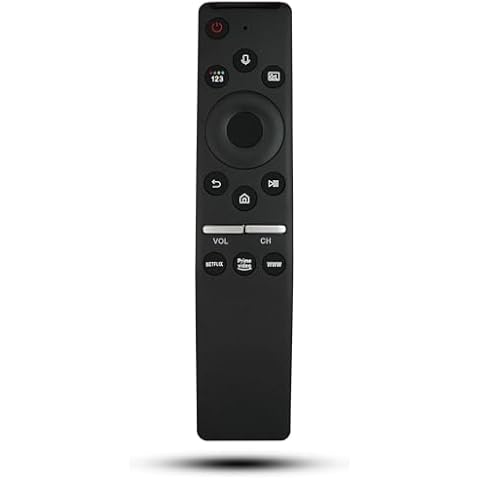 Voice Replacement Remote Control for Samsung Crystal UHD 4K Smart TV UN65TU8000F UN75TU8000F UN65TU8000FXZA UN75TU8000FXZA UN85TU8000FXZA TU8000 Cover
