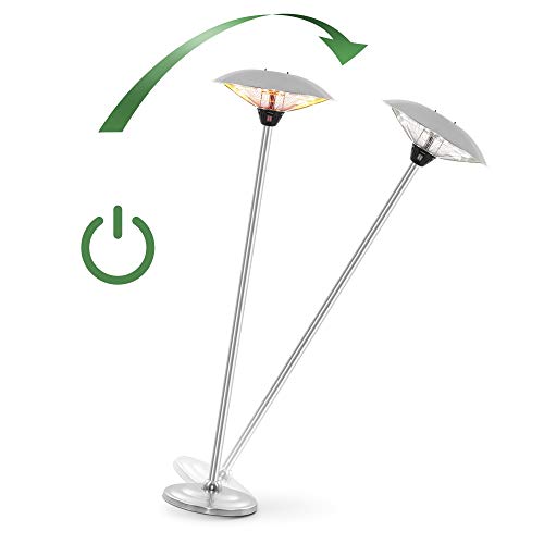 TROTEC Terrassenheizer Infrarot IRS 3020- Heizleistung 1500 W/ 3000 W- Heizpilz, IP34, Standheizstrahler-6