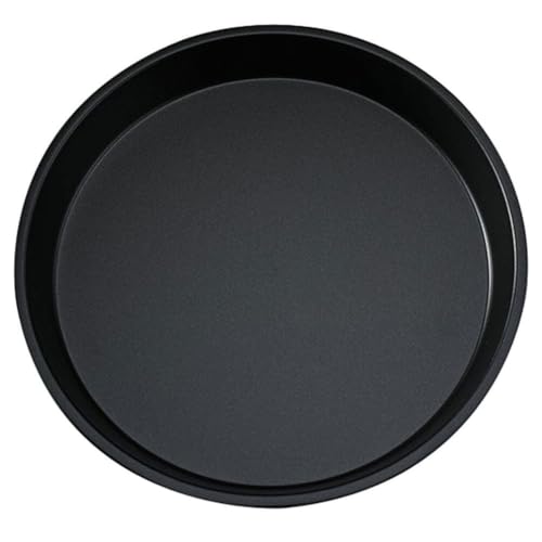 Luxshiny Pizza Pan 9 Inch Crisper Pan Carbon Steel Baking Pan Non Stick Bakeware Microwave Oven Baking Tray Pie Tray Cookie