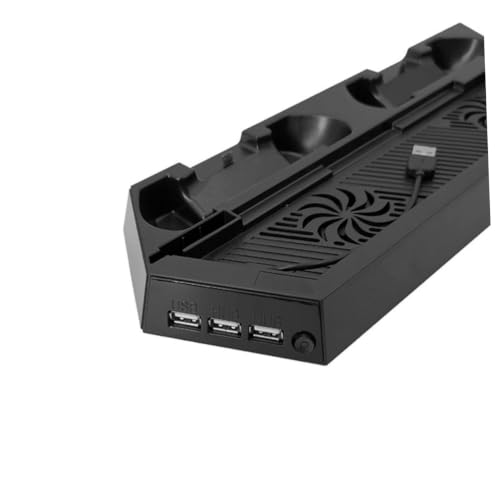 Base enfriadora multifuncional con ventiladores y puerto USB miniatura 6