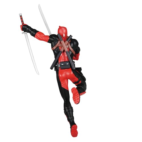 Image of Hallmark Keepsake Marvel Hanging Ornament - Deadpool with Katanas Design