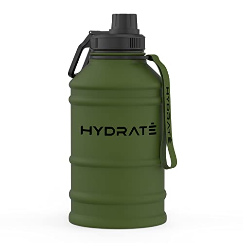 HYDRATE Edelstahl Trinkflasche - 2,2 Liter Wasserflasche - BPA-freie Sport...