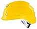 Produktbild Uvex Pheos B-S-WR Schutzhelm - Belüfteter Arbeitshelm für die Baustelle - Gelb Gelb