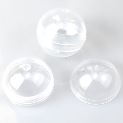 Image of 30pcs 28mm /1.1inch Round Capsules Clear Empty Vending Machine Capsules Containers for Gumball Machines