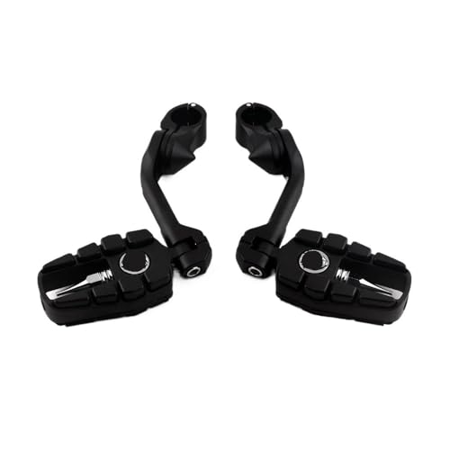 Repose-pieds réglables de 32 mm moto avec support robuste pour protection moteur Softail