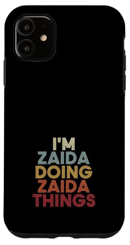 Zaida Name Zaida Personalized Name First Given �X�}�z�P�[�X iPhone 11 �p