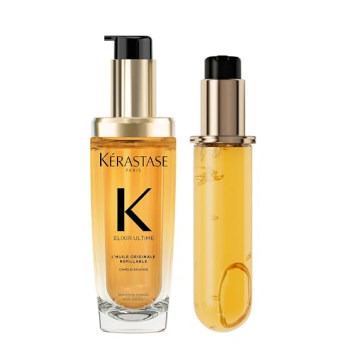 Huile capillaire nourrissante Kérastase Elixir Ultime avec thermo-protection et recharge