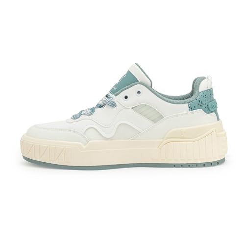 Image of Red Tape Casual Sneaker Shoes for Women | Sophisticated Rounded Front, Aerated Mesh Design & Pampering Cushioned Comfort White /Green