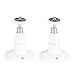 Security Wall Mount- Adjustable Indoor/Outdoor Mount Compatible with Arlo, Arlo Pro, Arlo Pro 2, Arlo Ultra, and Other Compatible Models - by Dropcessories (2 Pack, White)