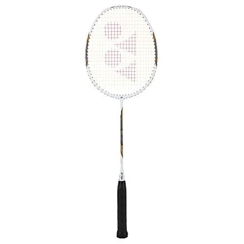 Yonex Arcsaber 71 - Raqueta de bádminton de grafito ligero con cubierta completa gratuita (77 gramos, tensión de 30 libras) (71 blanco) Cover
