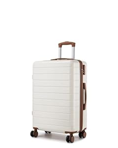 Shavont Koffer Mittelgroß L 66cm, Leichter ABS+PC Reisekoffer für Flugzeug, Ryanair Trolley mit 4 Rollen, Hartschalenkoffer für Eurowings, Kabinenkoffer für EasyJet und Business Reisen