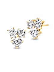 A. Yellow Gold - 1.80 Carat (0.90ct * 2)