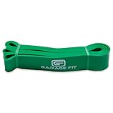 Garage Fit Pull up Band, Elastic Training Band, Pull Up Assist Bands, Stretching Band, Assisted Pull-up Band #4 Green (L) 120-175 lbs. 1 3/4