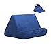 SHUOXI Tablet Halter Kissen Weicher Tablet-Kissenständer Multi-Angle-Kissen für iPad-Telefonhalter E-Reader Smartphones Tablet-Sofa Digitale Buchleser Bücher und Zeitschriften (Blau)