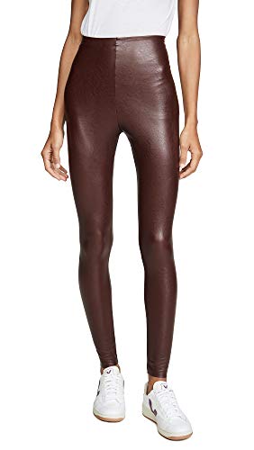 Commando Perfect Control Faux Leather Leggings Slg06 Oxblood Lg (12-14) #TOP10