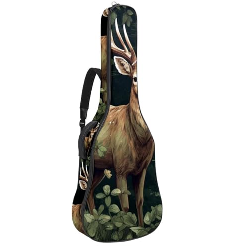 Sac de transport pour guitare acoustique imperméable 101,6 cm anti-choc avec poches multiples