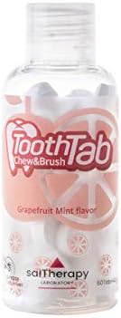 SalTherapy ToothTab Chewing Toothpaste Solid Tablet-typed 60 Tabs Grapefruit