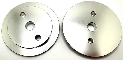 pg-356 3 x 58 convolute deburring wheel aluminum reducer flanges for wheels with 3 hole reduce arbor to fit 58 compatible for use with pro-graad amp 3m scotch brite wheels 1 pair
