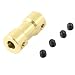 Produktbild TOOGOOR Motoranschluss 4 mm bis 5mm RC Flugzeug Spielzeug Messing Motorwellenkupplung Stecker Kupplung